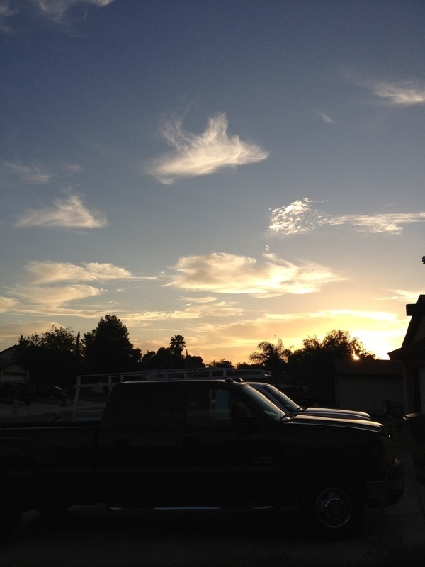 Moreno Valley, CA: Sunset of moval