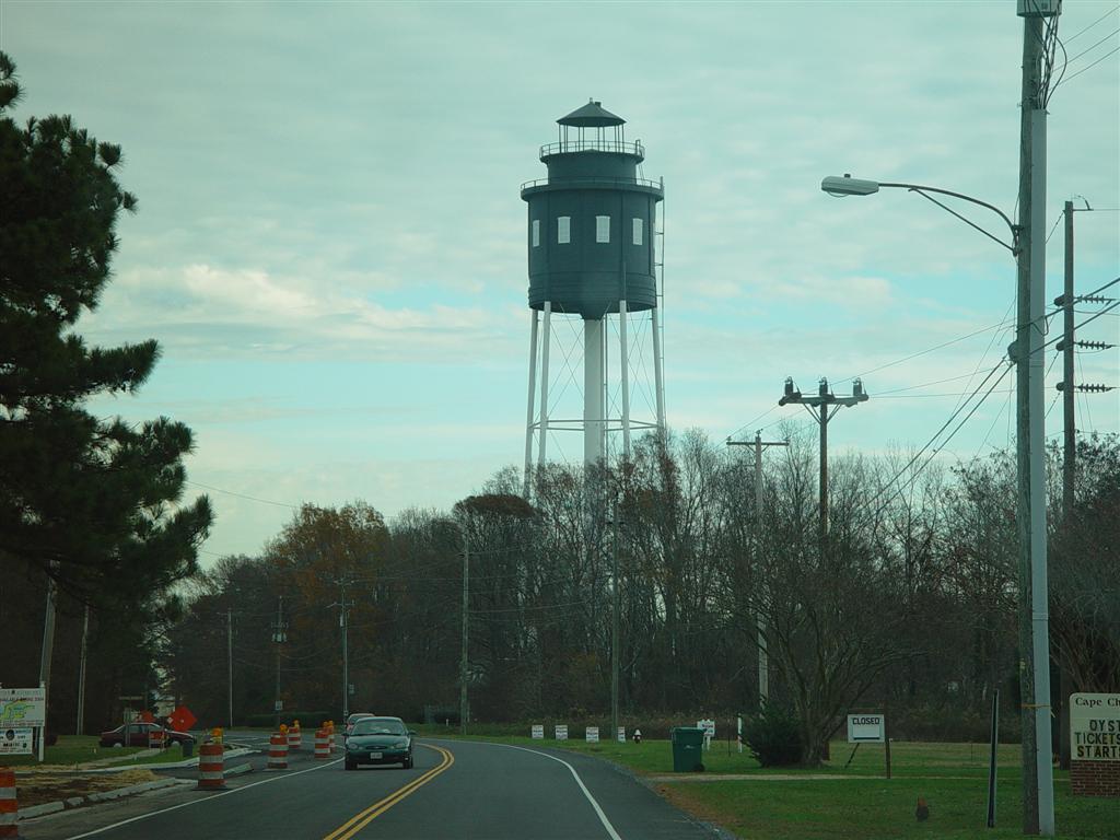 Cape Charles, VA: Water Tower at Cape Charles