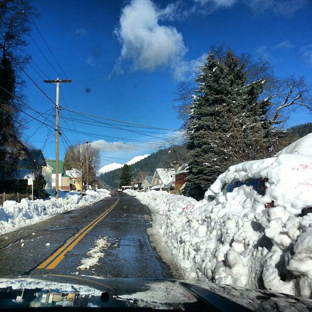 Dunsmuir Ca Cars Hidden In The Snow In Beautiful Dunsmuir