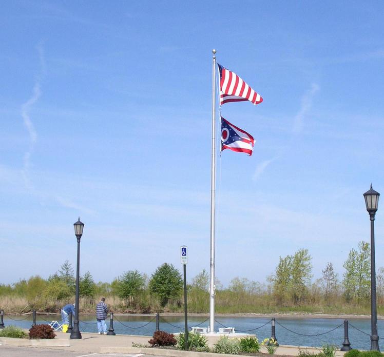 Conneaut, OH : Fishing at Conneaut Park