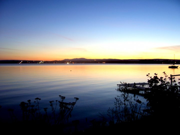 Plattsburgh, NY: Lake Champlain at Dusk