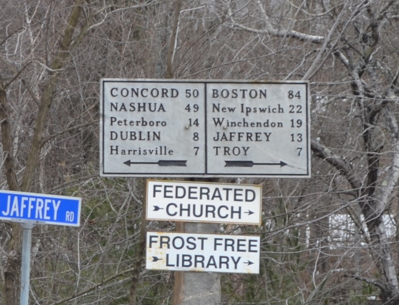 Marlborough, NH: Direction Sign