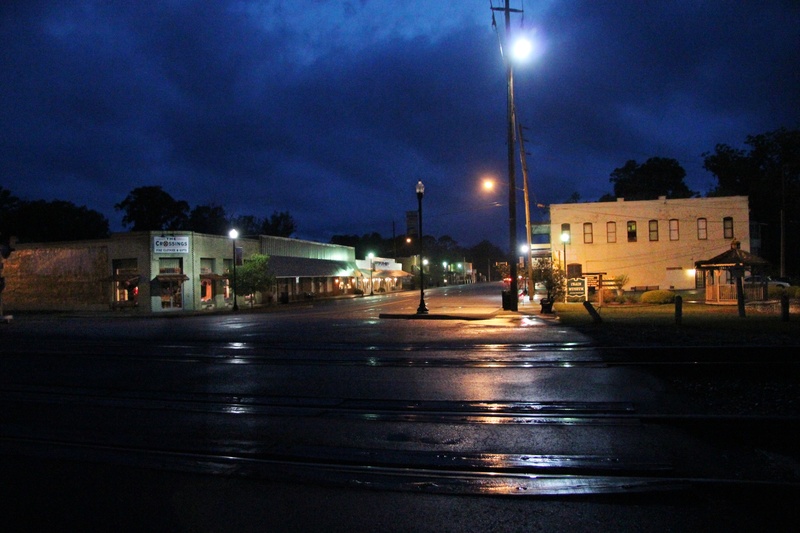 Folkston, GA: A rainy spring night in Folkston, Ga.
