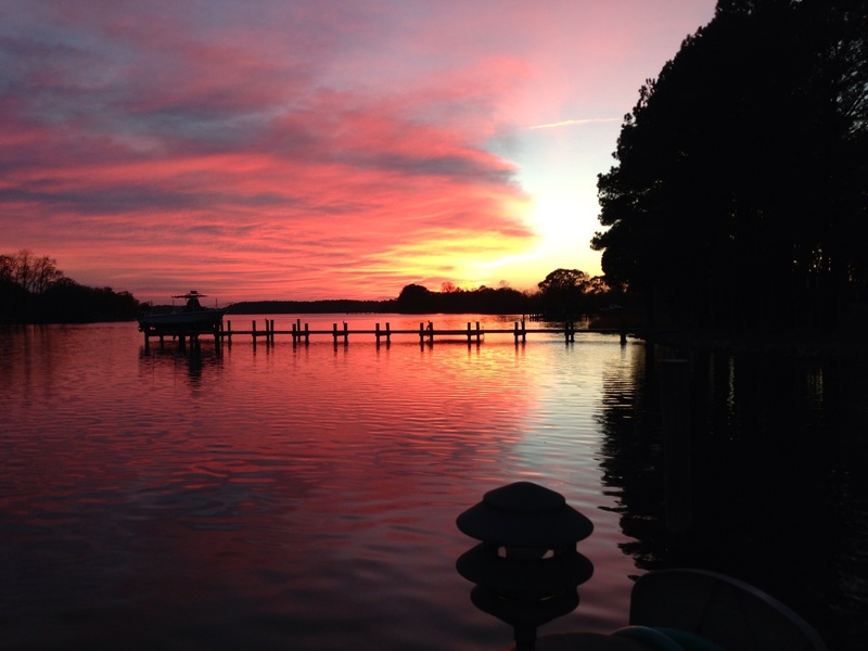 Easton, MD: Beautiful sunset on the Tred Avon