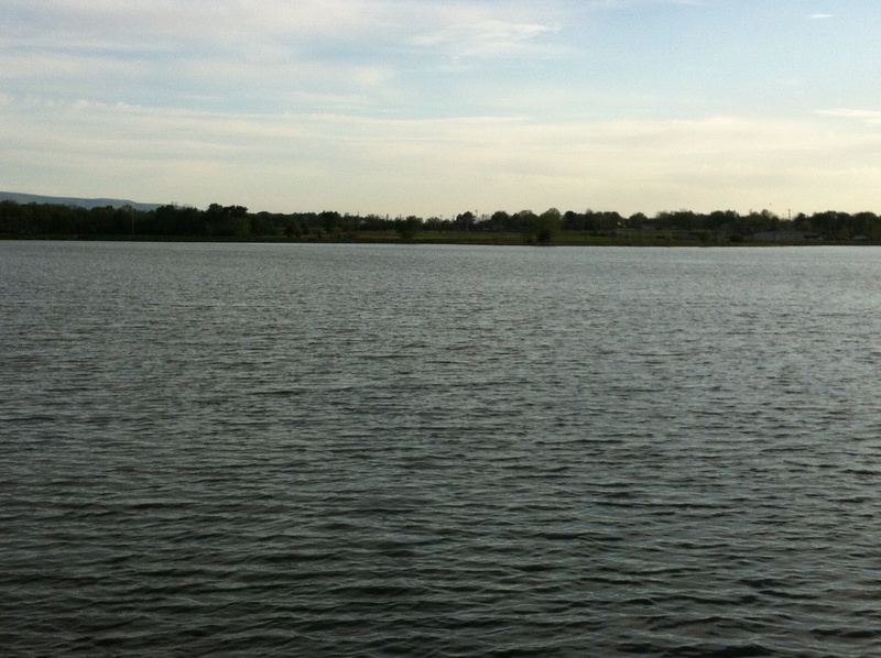 Spiro, OK: Spiro city lake, taken from the north east back corner bench.