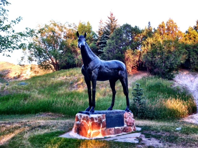 Douglas, WY: Final resting place for Sir Barton (the first Triple Crown Winner)