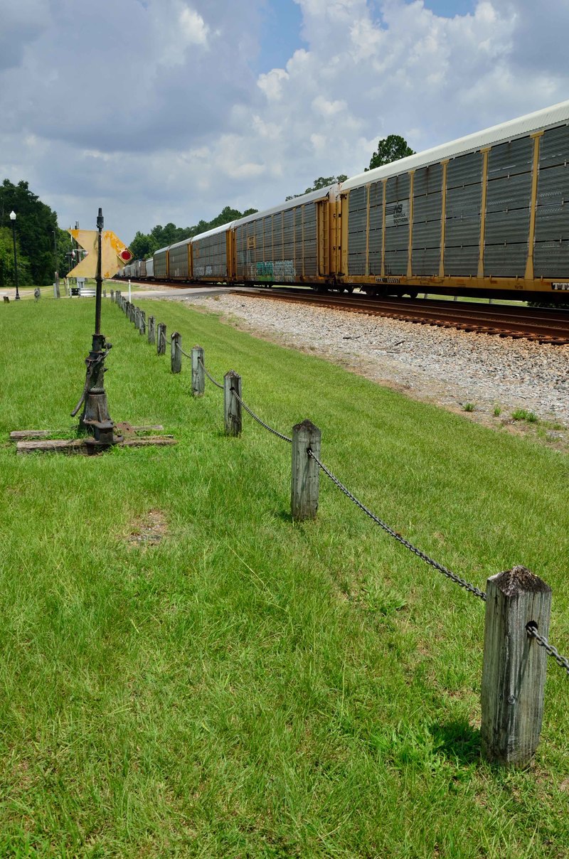 Folkston, GA: Passing Train in Folkston by Jackie DeBusk - Please visit www.DeBuskPhoto.com