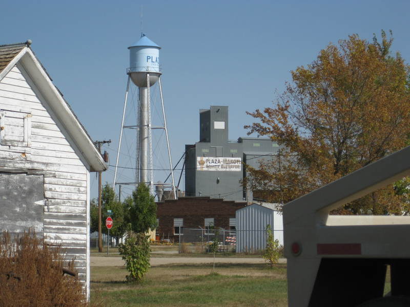 Plaza, ND plaza in the fall photo, picture, image (North Dakota) at