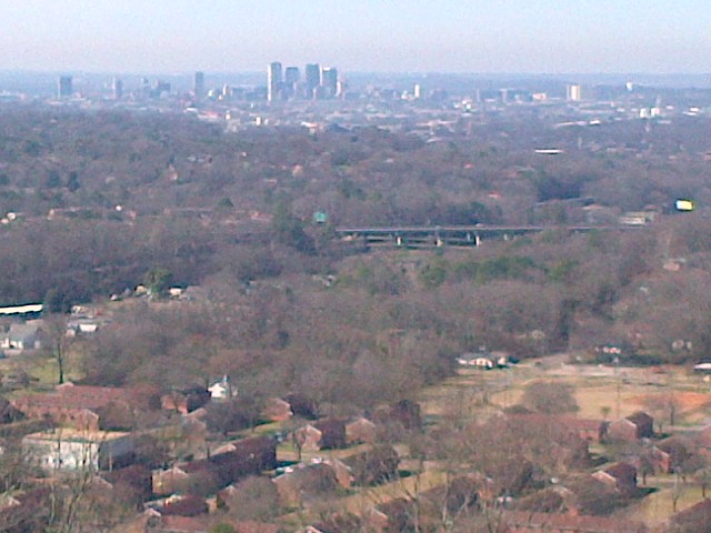 Irondale, AL: View from Ruffner Mountain Nature Preserve in Irondale, AL