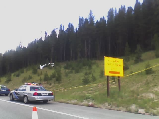 Vail, CO : Plane crash near Vail Pass mid 2005