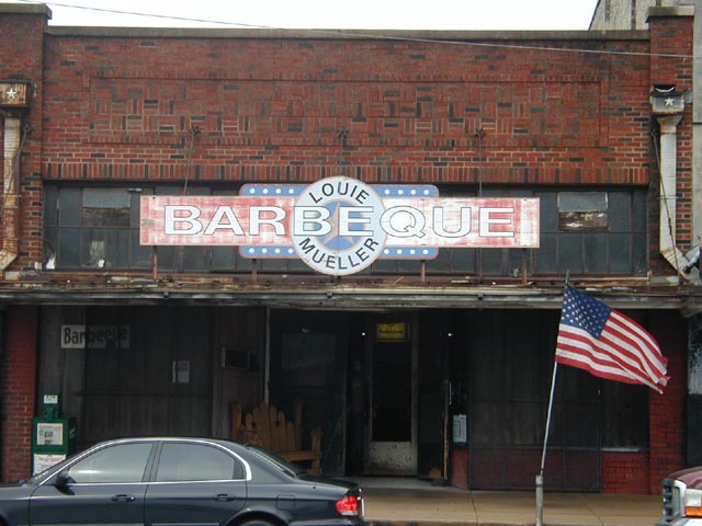 Taylor, TX: Mueller's BBQ, Taylor TX