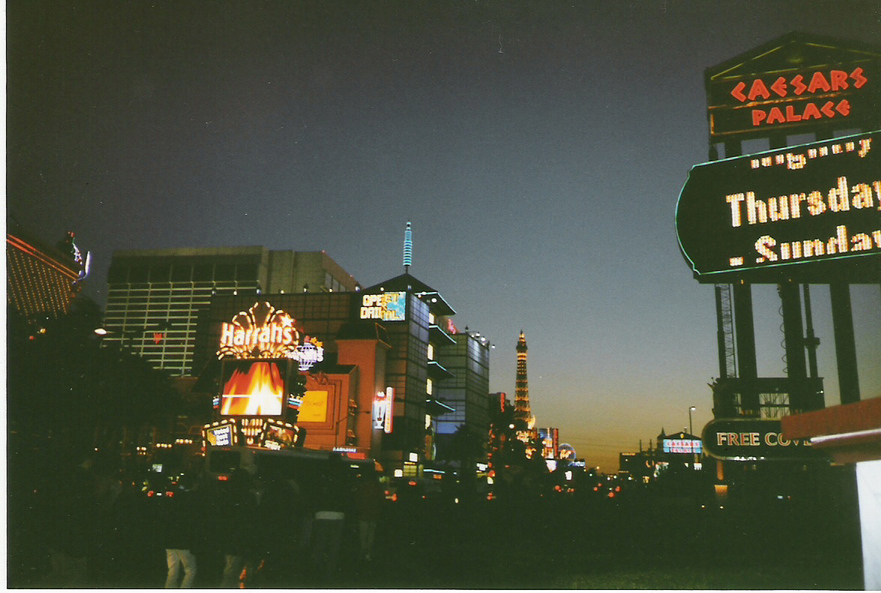 Las Vegas, NV: Las Vegas: The Strip at night