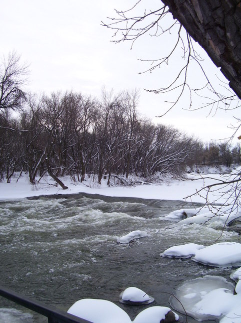 Wahpeton, ND: Red River of the North Jan. 11, 2006 in Wahpeton, ND