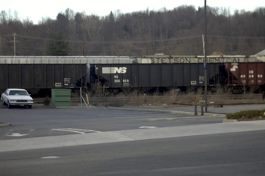 Radford, VA : East End View Of Train Passing By