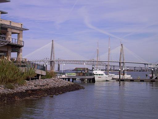 Charleston, SC : Cooper River and New Bridge