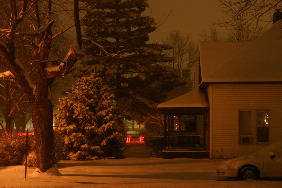Clinton, IN : View down North 7th St. in December 2005