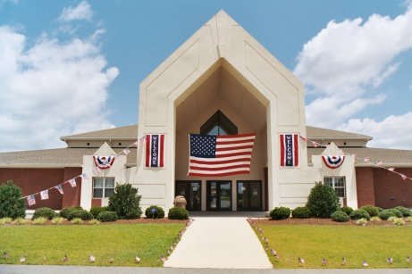 Warner Robins, GA: First Assembly of God Church on July 4 weekend, located on Watson Blvd., Warner Robins, GA