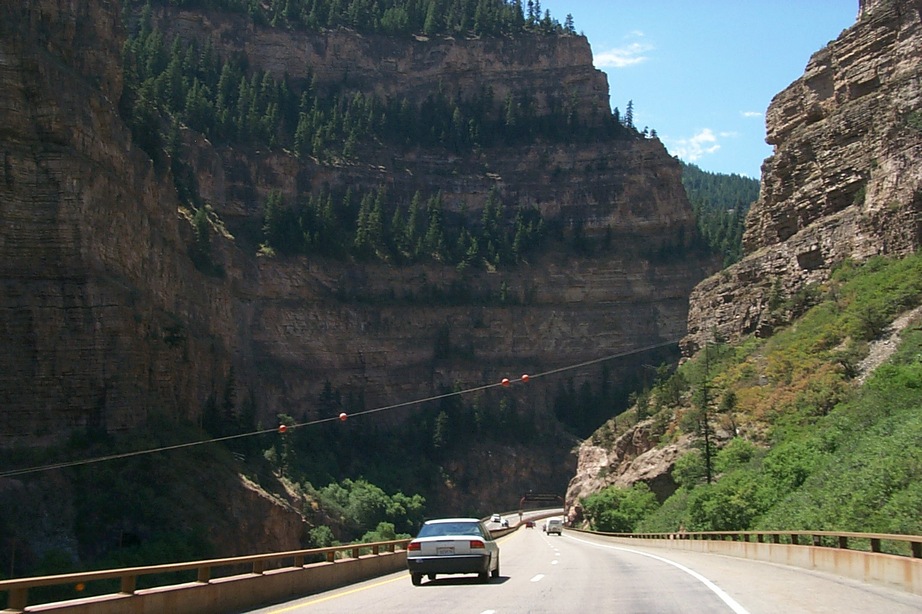 Glenwood Springs, CO: Glenwood Canyon (helicopter balls in foreground)