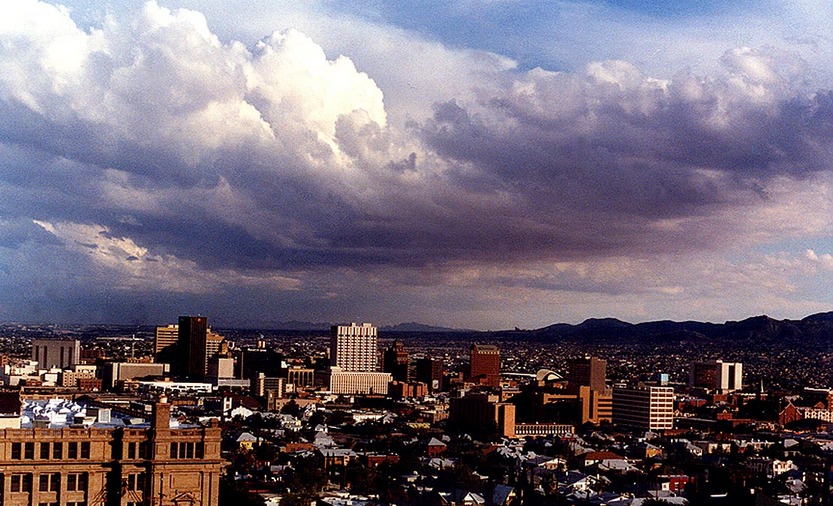 El Paso, TX: Storm clouds over El Paso, TX