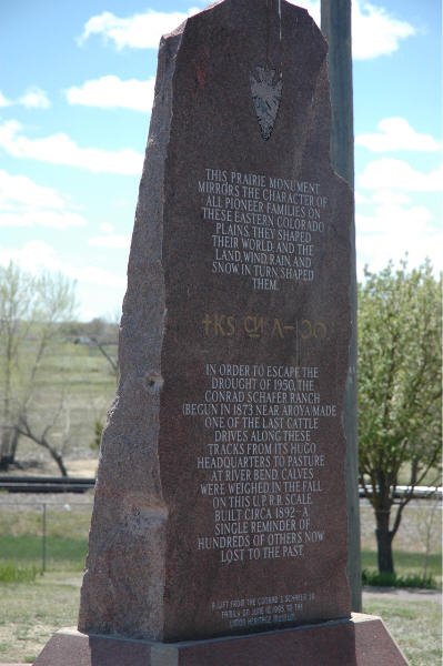 Limon, CO : Cattle Drive Monument