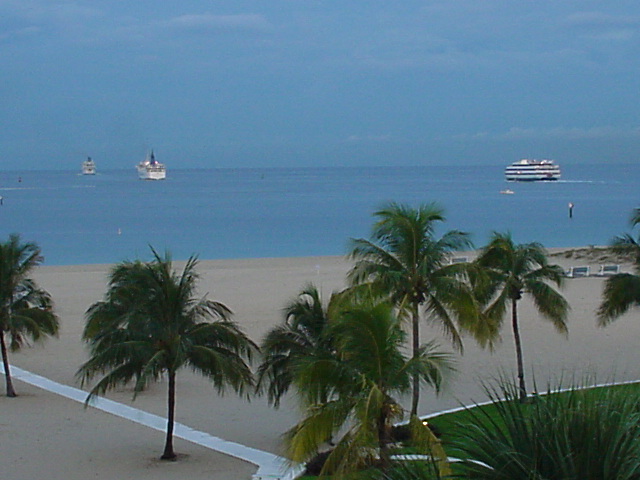 Fort Lauderdale, FL: The beach near the port from Lago Mar Hotel