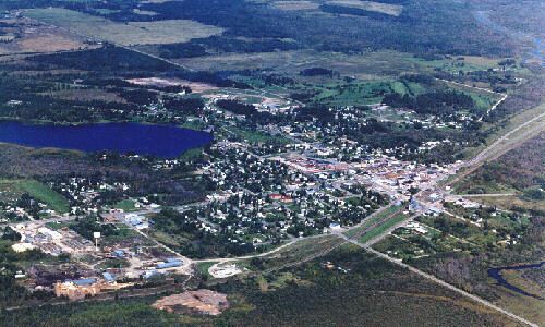 Bagley, MN: Full City View of Bagley, MN