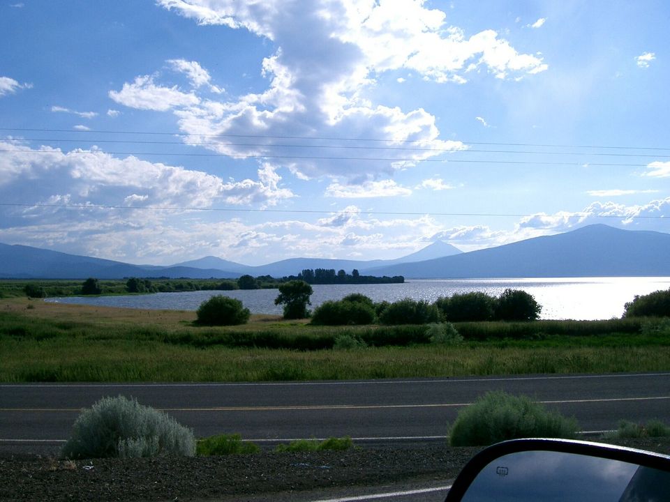 Chiloquin, OR Agency Lake and Mt. McLoughlin from Modoc Point Rd