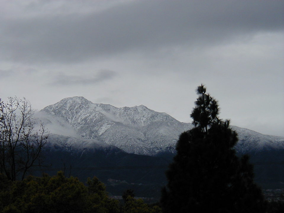 Rancho Cucamonga, CA: Winter Mountains in Rancho Cucamonga