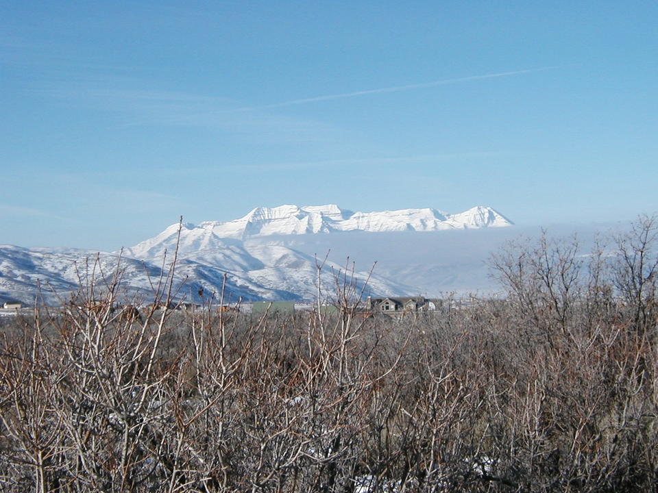 Heber, UT: Mt. Timpanogos seen from Heber valley