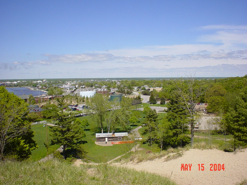 Grand Haven, MI: Downtown Grand Haven From 5 Mile Hill
