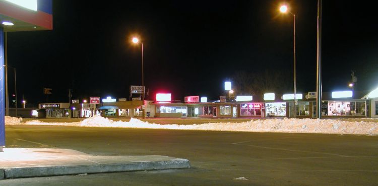 Eau Claire, WI: Strip Mall on Highway 53