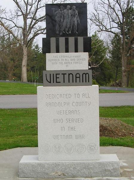 Moberly, MO: Vietnam War Monument at Rothwell Park
