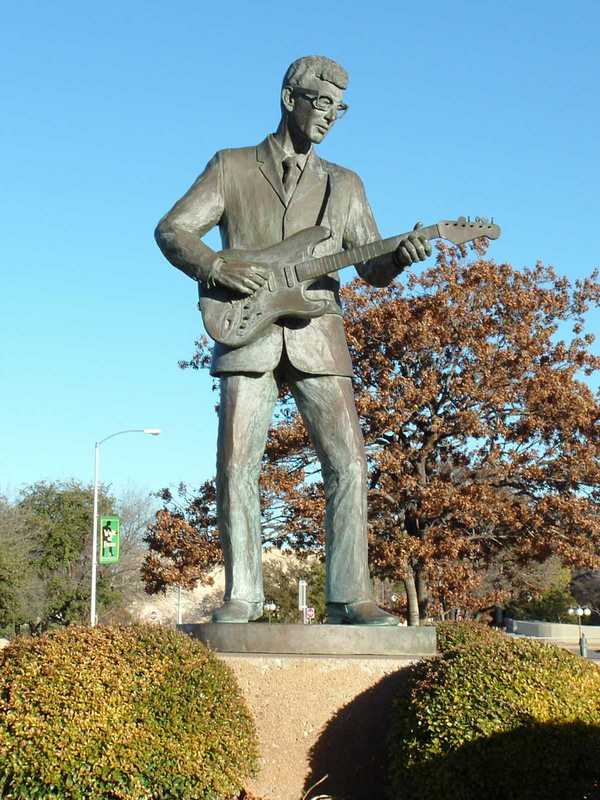 Lubbock, TX : Statue of Buddy Holly