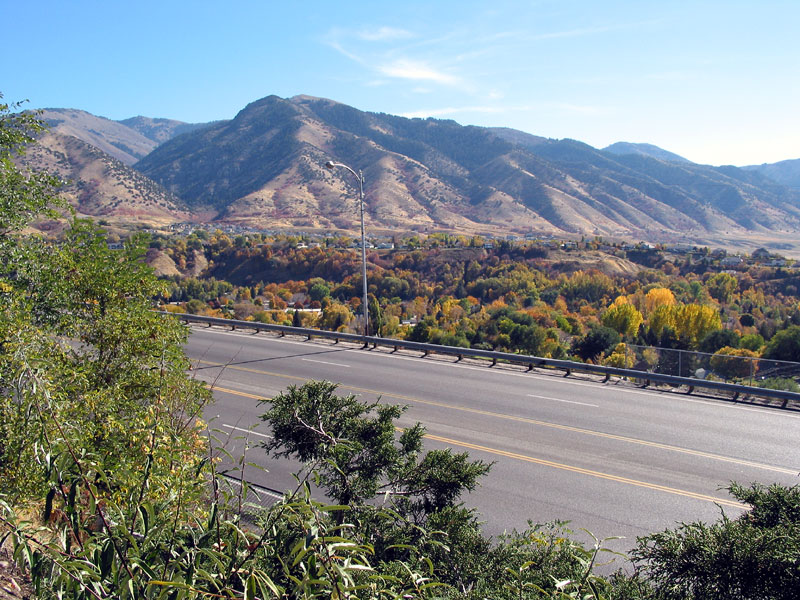 Logan, UT: Scenic Highway 89 near the mouth of Logan Canyon