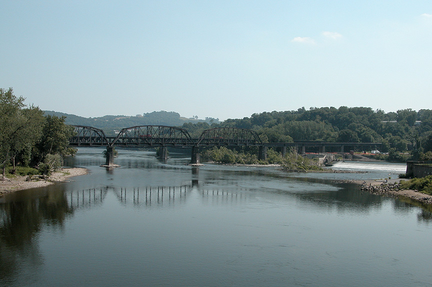 Easton, PA: Railroad Bridge over Delaware River