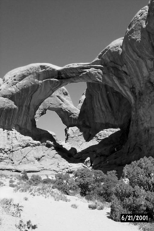 Moab, UT: Double Arch. Arches National Park