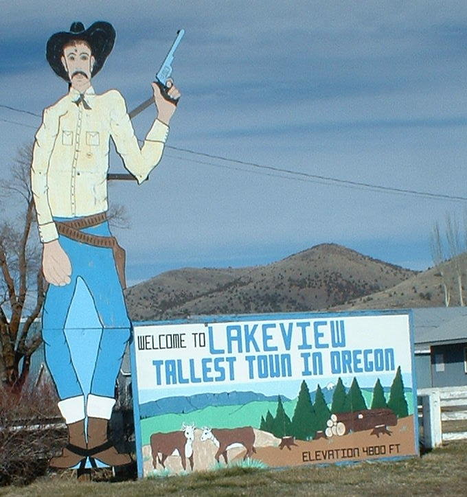 Lakeview, OR: The Tallman of Oregon's Tallest Town, Lakeview