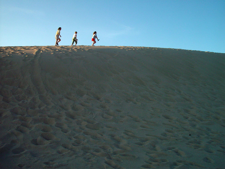 Montague, MI: Three Women on Dunes