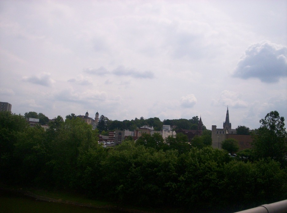 Pittston, PA : North End of Town From Water Street Bridge