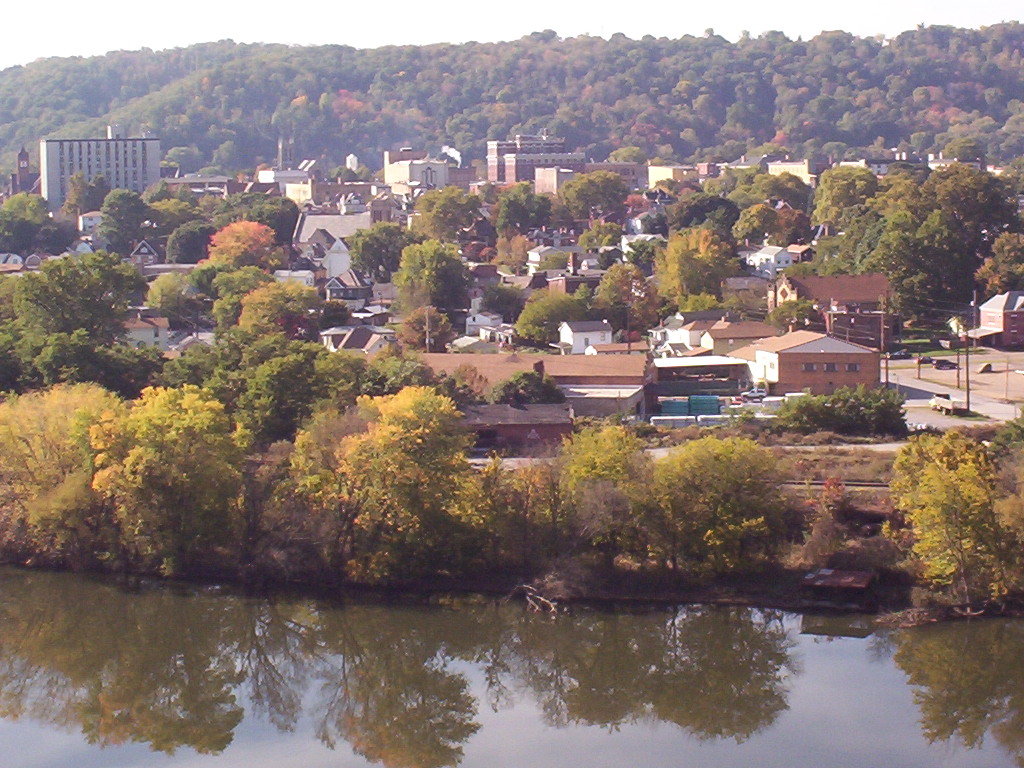 Beaver Falls, PA : Beaver River and Beaver Falls,Pa Summer 2005 photo