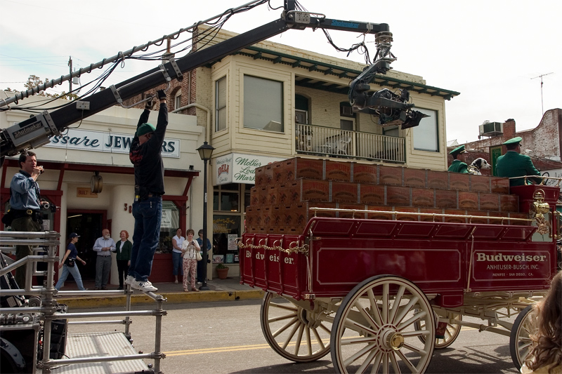 Jackson, CA : Filming of the Budweiser Commercial