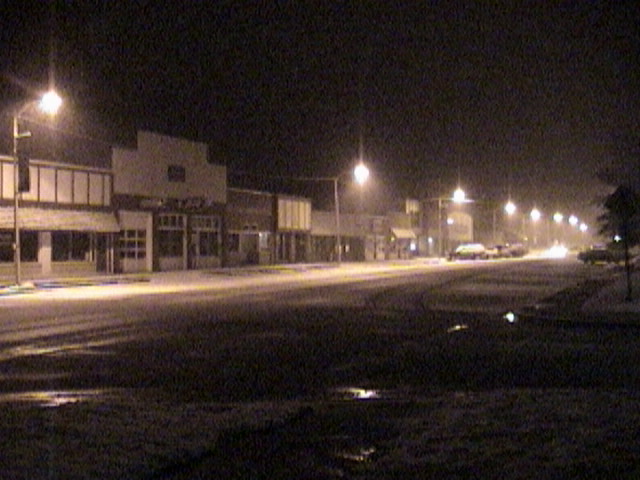 De Soto, KS: Mainstreet in snow