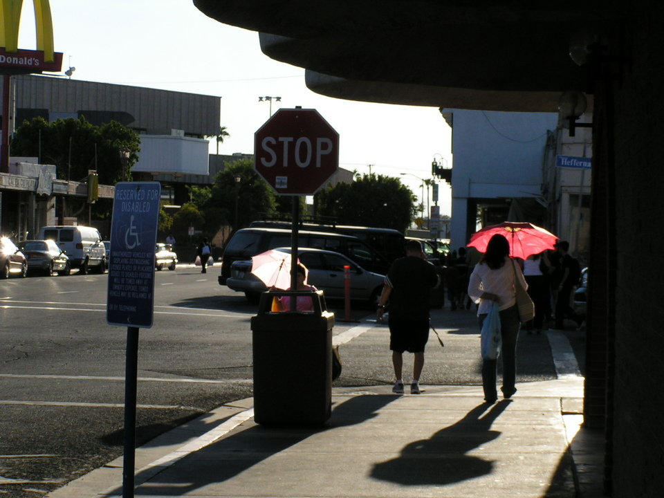 Calexico, CA : Downtown Calexico, CA on a very hot day.