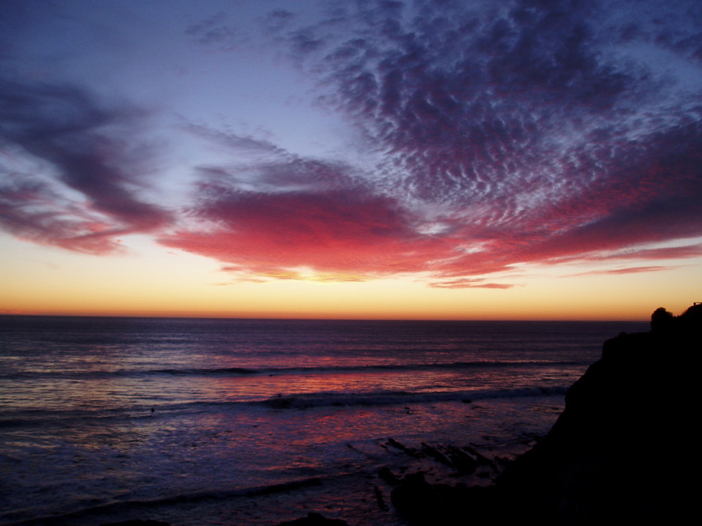 Pismo Beach, CA: Pismo Beach cliffs Sunset