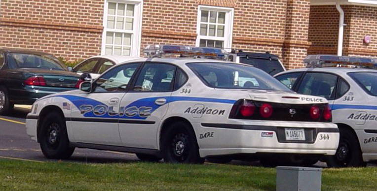 Addison, IL: Addison Police Car - Addison Police Station On East Lake St {US-20}