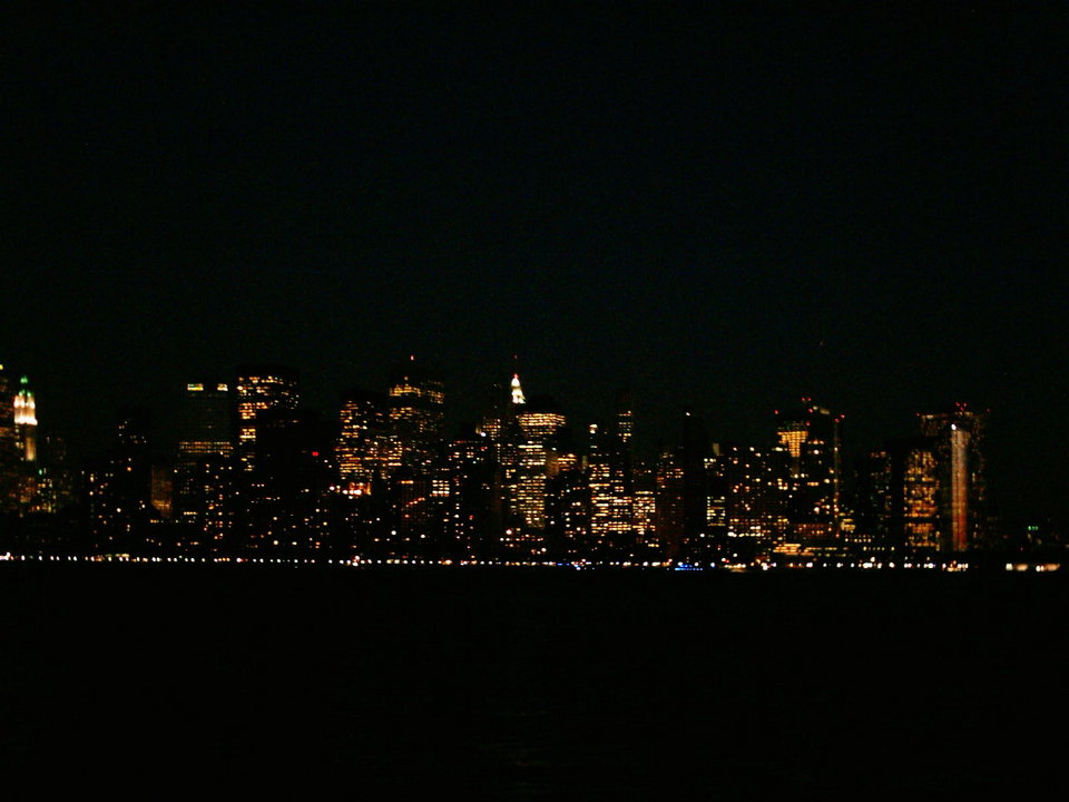New York, NY: Lower Manhattan at Night
