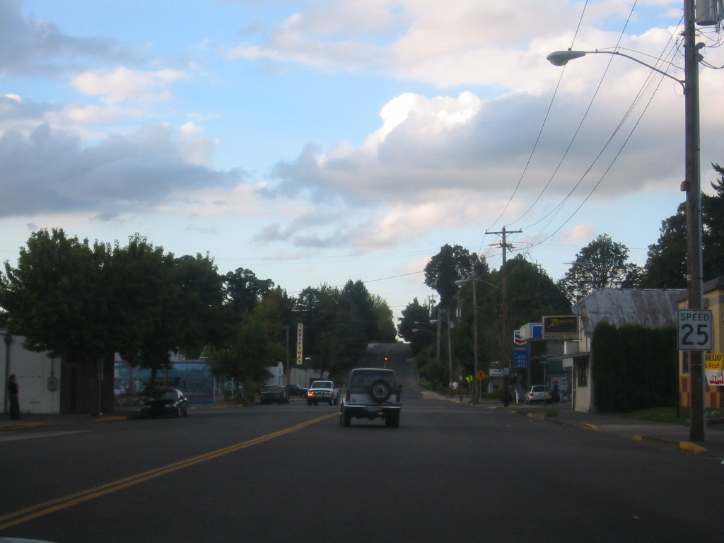 Estacada, OR Main Street photo, picture, image (Oregon) at