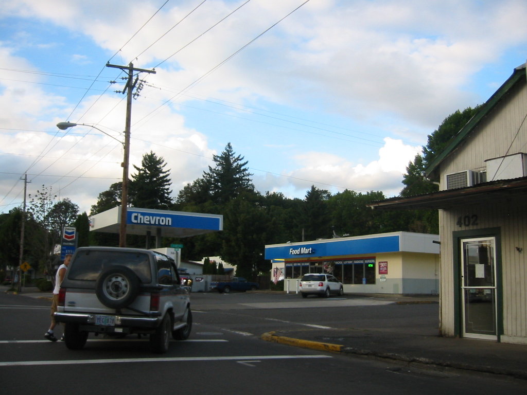 Estacada, OR Lets Visit in the road? photo, picture, image (Oregon