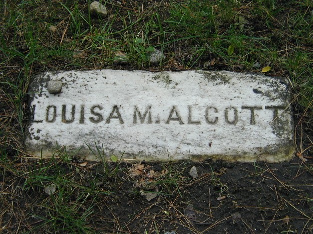 Concord, MA: Grave of author Louisa May Alcott, Concord MA
