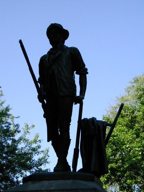 Concord, MA : Minuteman Statue, Concord MA
